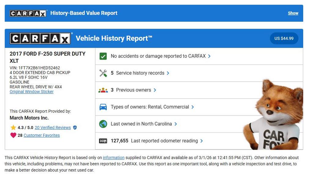 2017 Ford F-250 Super Duty XL